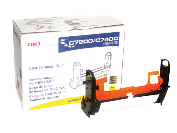 Okidata 41304105 (Type C2) OEM Yellow Drum