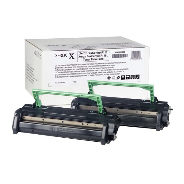 Xerox 006R01236 (6R1236) OEM Black Toner Cartridge (2 pk)