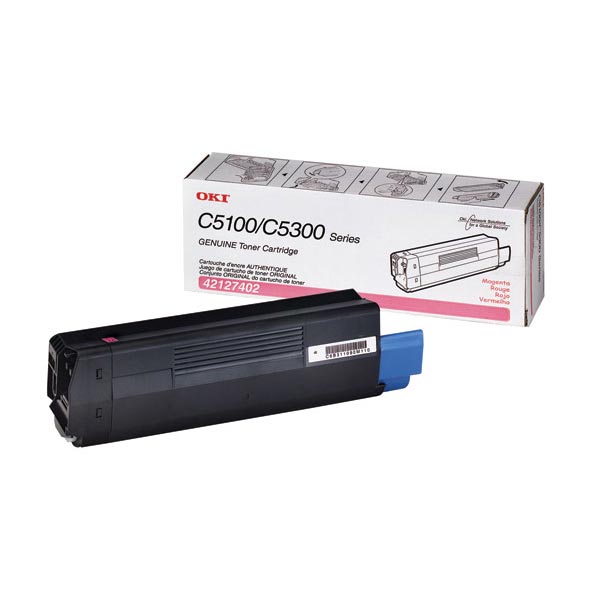 Okidata 42127402 OEM Magenta Toner Cartridge