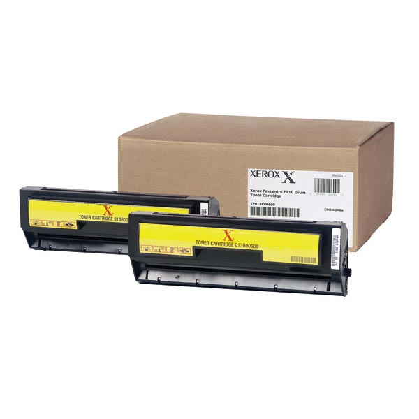 Xerox 013R00609 OEM Black Toner Cartridges (2 pk)