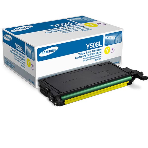 Samsung CLT-Y508L OEM Yellow Toner Cartridge