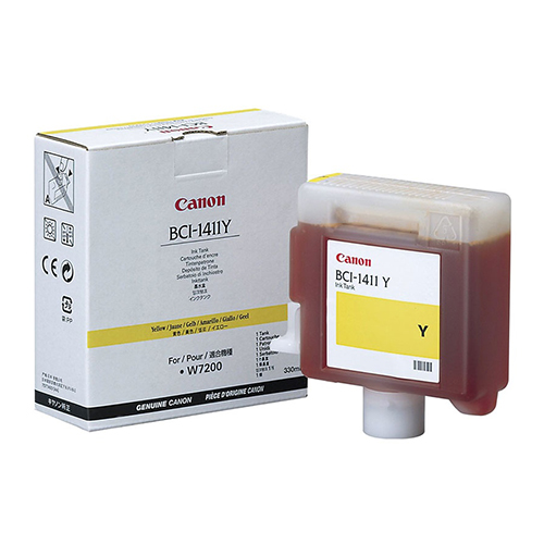 Canon 7577A001 (BCI-1411Y) OEM Yellow Inkjet Cartridge