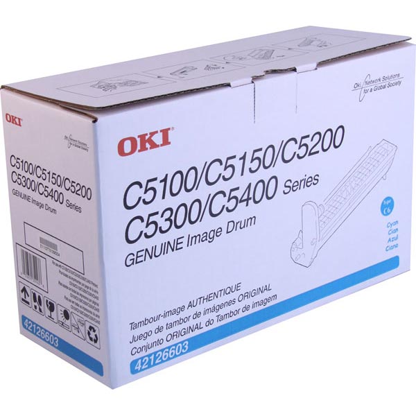 Okidata 42126603 (Type C6) OEM Cyan Drum