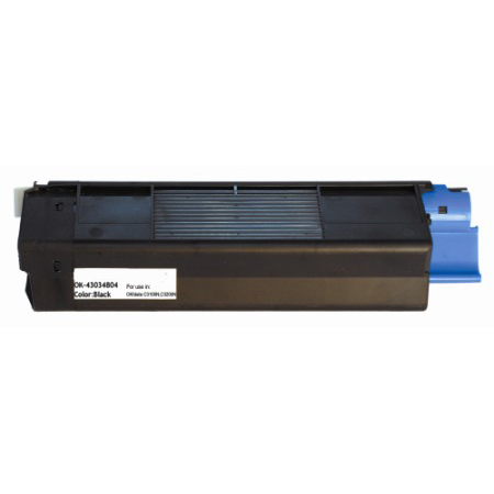 Premium 43034804 (Type C6) Compatible Okidata Black Toner Cartridge