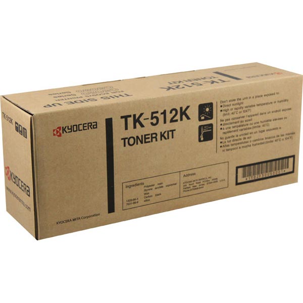 Kyocera Mita 1T02F30US0 (TK-512K) OEM Black Toner