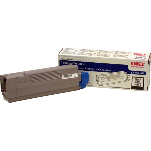 Okidata 43324404 (Type C8) OEM Black Toner