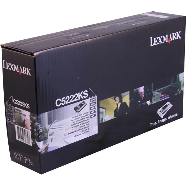 Lexmark C5222KS OEM Black Toner Cartridge