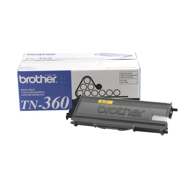 Brother TN-360 OEM Black Toner Cartridge