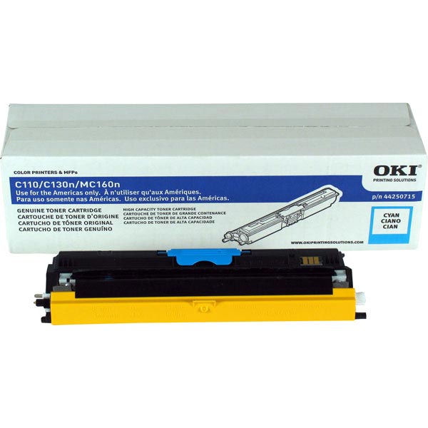 Okidata 44250715 OEM Cyan Toner Cartridge