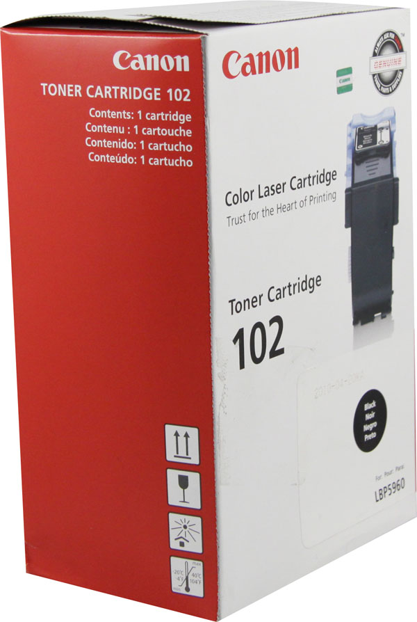 Canon 9645A006AA (CRG-102) OEM Black Toner Printer Cartridge