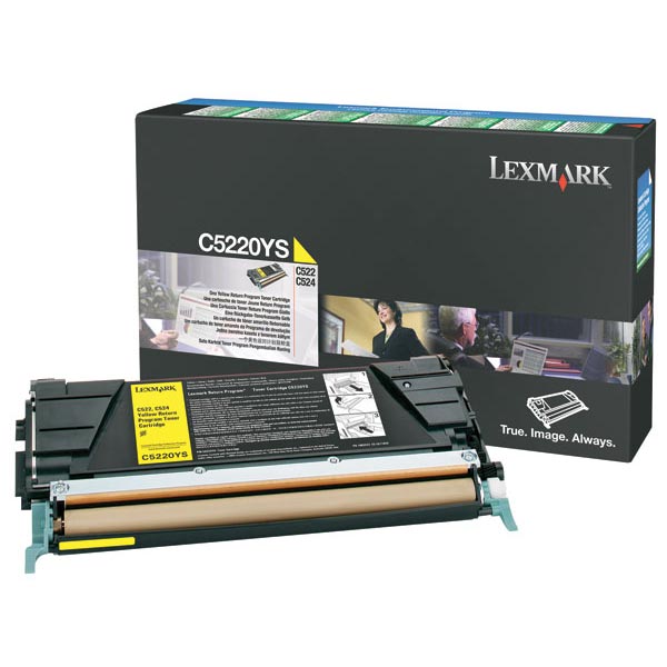 Lexmark C5220YS OEM Yellow Toner Cartridge