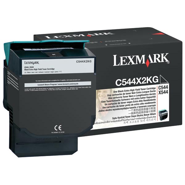 Lexmark C544X2KG OEM Black Toner Cartridge