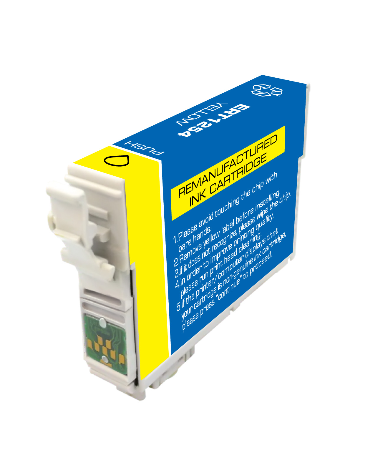 Premium T125420 (Epson 125) Compatible Epson Yellow Inkjet Cartridge