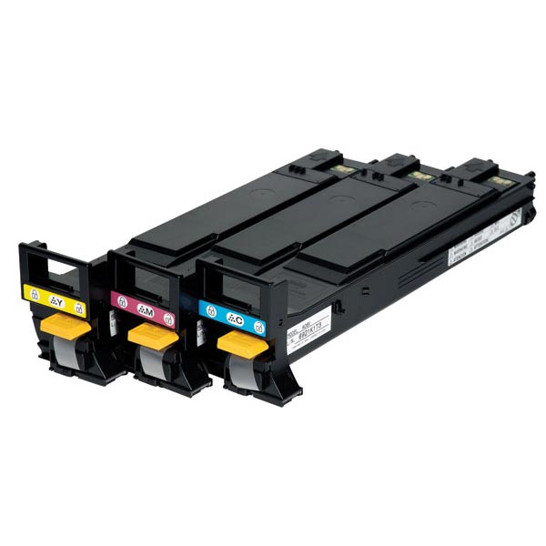 Konica Minolta A06VJ33 OEM Combo Pack Laser Toner Cartridge