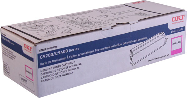 Okidata 41515206 (Type C3) OEM Magenta Toner Cartridge