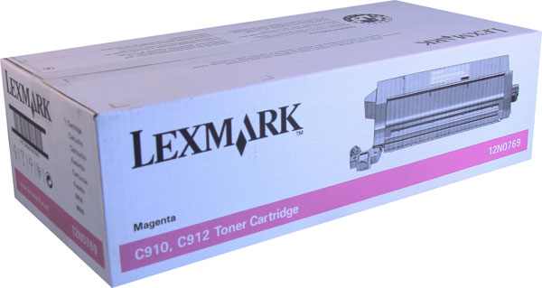 Lexmark 12N0769 OEM Magenta Toner Cartridge