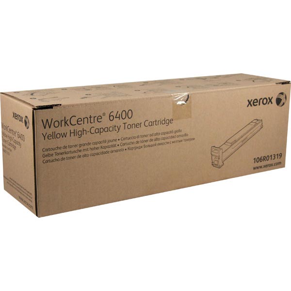 Xerox 106R01319 OEM Yellow Toner Cartridge