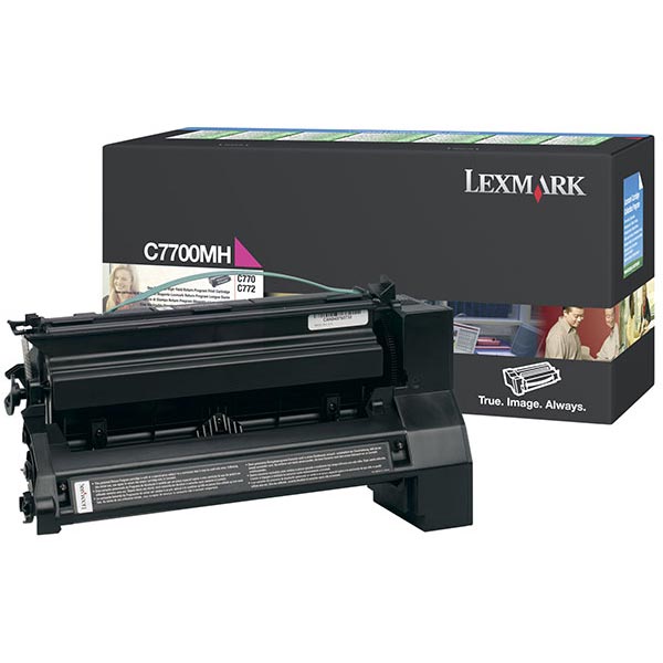 Lexmark C7700MH OEM Magenta Toner Cartridge