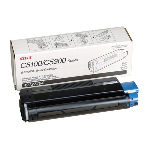 Okidata 42127404 OEM Black Toner Cartridge