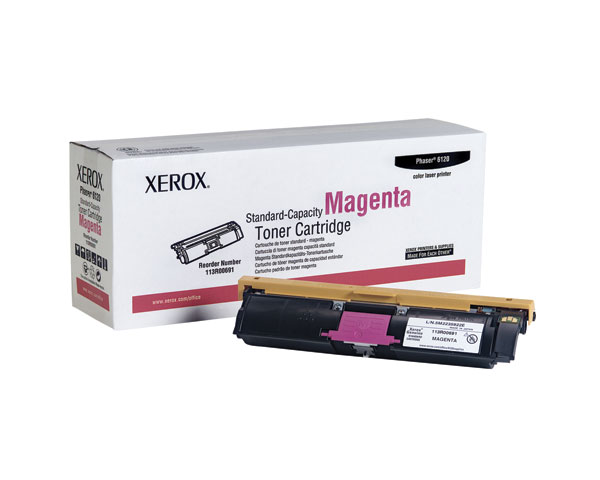 Xerox 113R00691 (113R691) OEM Magenta Toner Cartridge