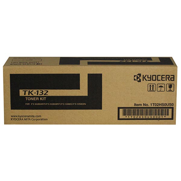 Kyocera Mita 1T02HS0US0 (TK-132) OEM Black Toner