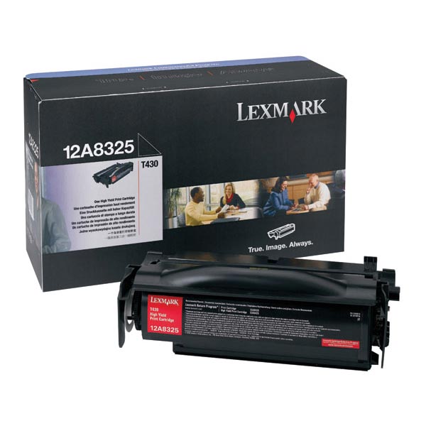 Lexmark 12A8325 OEM Black Toner Cartridge