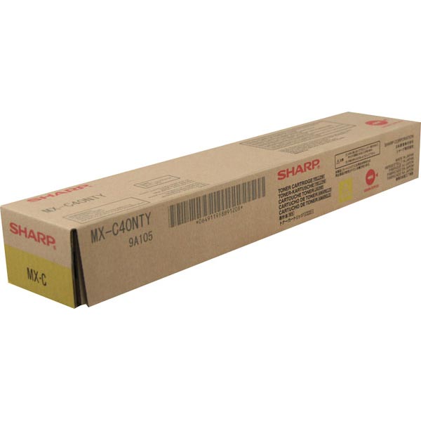 Sharp MX-C40NTY OEM Yellow Toner Cartridge
