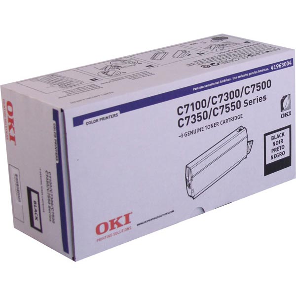 Okidata 41963004 (Type C4) OEM Black Toner Cartridge