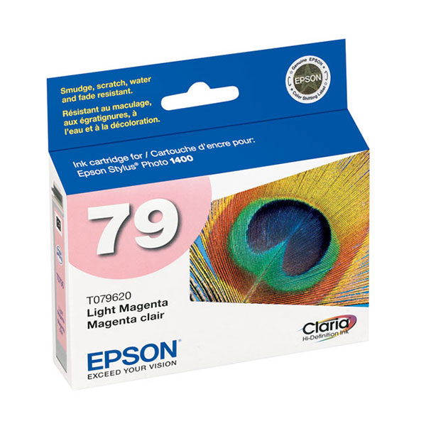 Epson T079620 (Epson 79) OEM Light Magenta Inkjet Cartridge