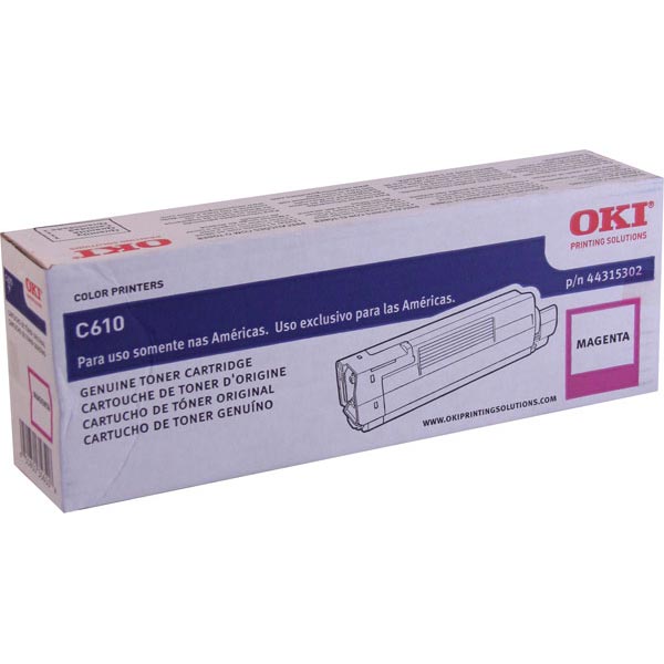 Okidata 44315302 OEM Magenta Toner Cartridge