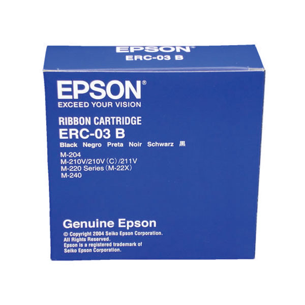 Epson ERC-03B OEM Black Fabric Ribbon