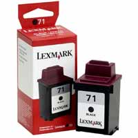 Lexmark 15M2971 (Lexmark #71) OEM Black Inkjet Cartridge