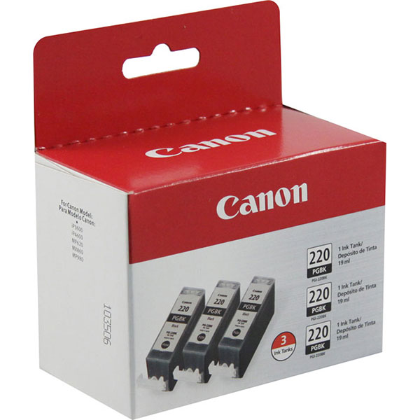 Canon 2945B004 (PGI-220BK) OEM Black Ink Tank (Multipack)