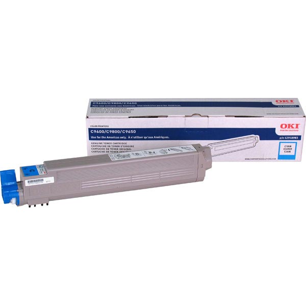 Okidata 42918983 OEM Cyan Toner Cartridge
